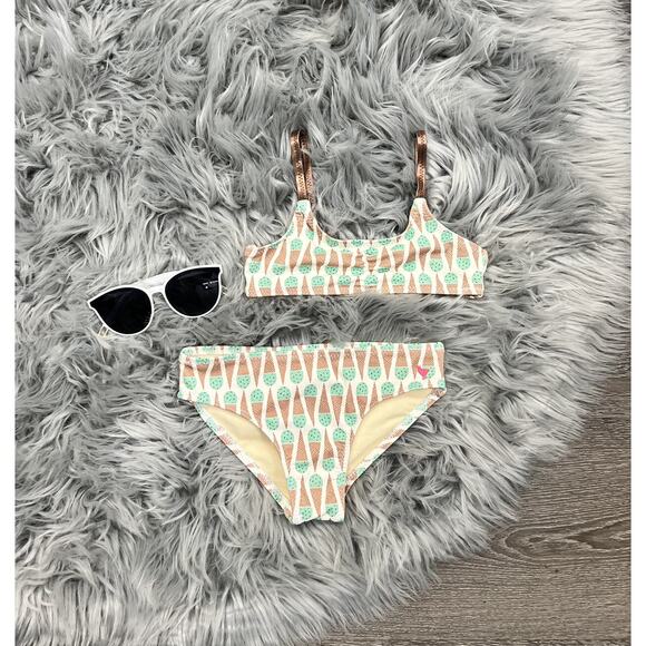 Pink‎ Chicken Mint Chocolate Chip Poppy Bikini 3T (retails $64) - Picture 1 of 1